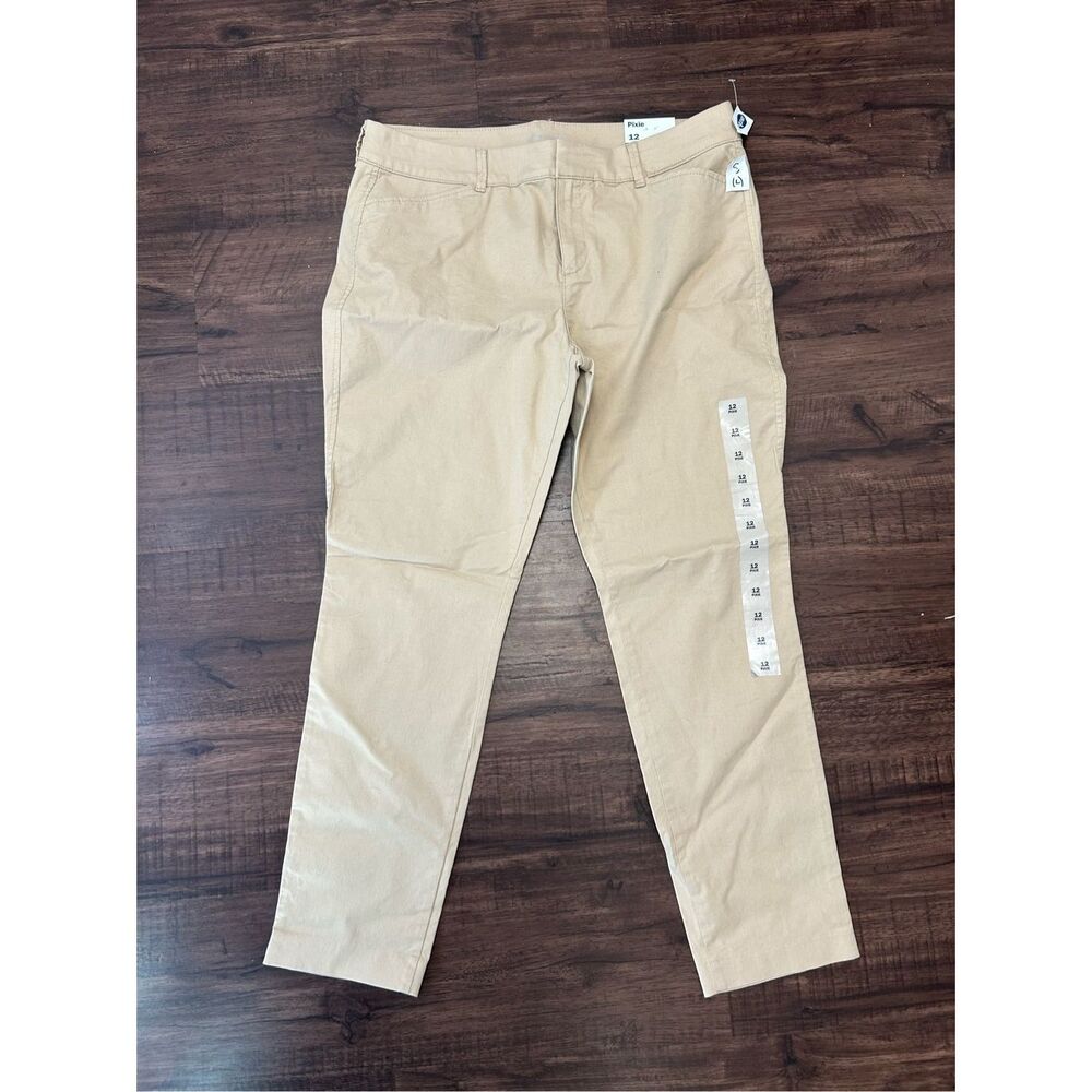Old Navy NWT Khaki Pixie Pants, Sz 12